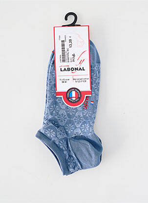 Chaussettes stretch bleu LABONAL femme