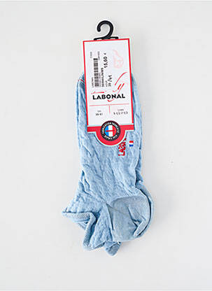 Chaussettes stretch bleu LABONAL femme