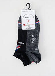 Chaussettes stretch gris PERRIN femme