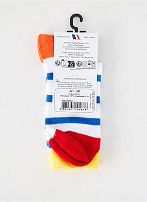 Chaussettes maille fine bleu PERRIN garçon