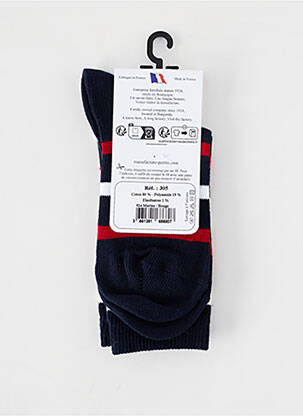 Chaussettes maille fine noir PERRIN garçon