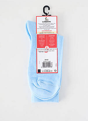 Chaussettes stretch bleu LABONAL homme