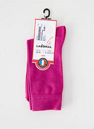 Chaussettes stretch violet LABONAL femme
