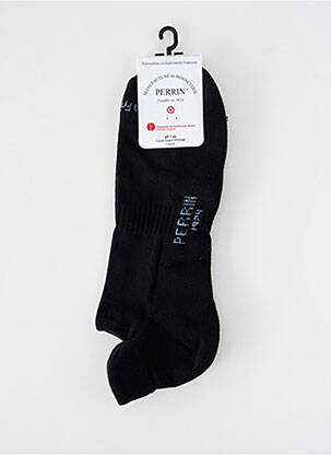 Chaussettes stretch noir PERRIN homme