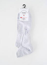 Chaussettes stretch gris PERRIN homme