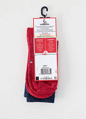 Chaussettes imprimé pois rouge LABONAL fille