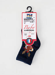 Chaussettes maille fine bleu LABONAL enfant