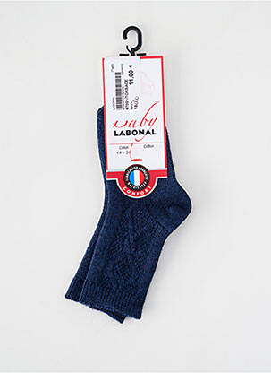 Chaussettes stretch bleu LABONAL enfant