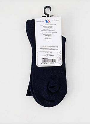 Chaussettes stretch bleu PERRIN enfant