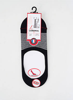 Chaussettes stretch noir LABONAL homme