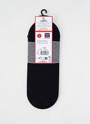 Chaussettes stretch noir LABONAL homme