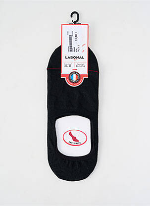 Chaussettes stretch noir LABONAL homme