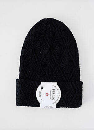 Bonnet stretch noir PERRIN femme