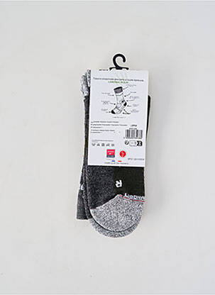 Chaussettes tissage chiné vert LABONAL homme