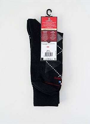 Chaussettes stretch noir LABONAL homme
