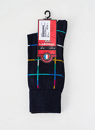 Chaussettes stretch noir LABONAL homme