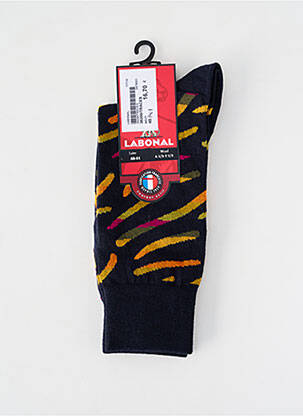 Chaussettes stretch bleu LABONAL homme