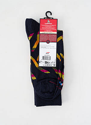 Chaussettes stretch bleu LABONAL homme