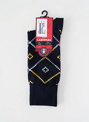 Chaussettes maille fine noir LABONAL homme