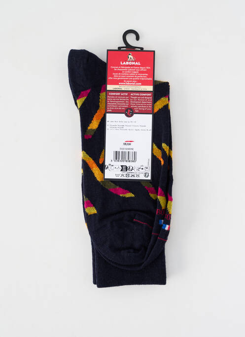 Chaussettes maille fine bleu LABONAL homme