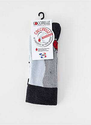 Chaussettes stretch gris COCCINELLE femme