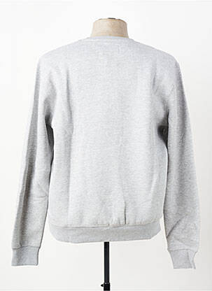 Sweat-shirt manches longues manches longues gris DAYTONA homme