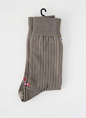 Chaussettes stretch vert LA CHAUSSETTE FRANÇAISE femme