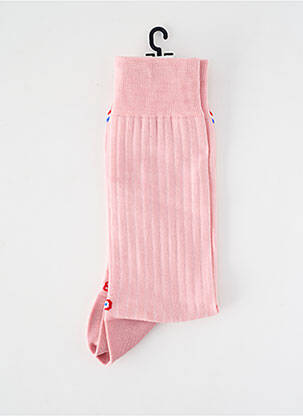 Chaussettes stretch rose LA CHAUSSETTE FRANÇAISE femme