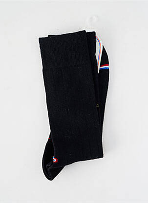 Chaussettes stretch noir LA CHAUSSETTE FRANÇAISE homme