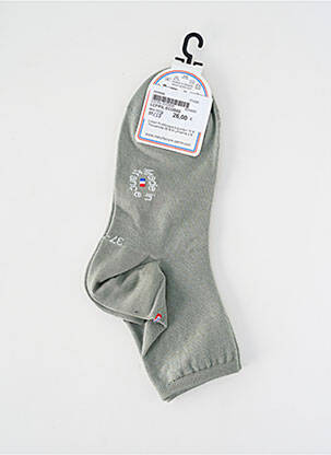 Chaussettes stretch vert LA CHAUSSETTE FRANÇAISE femme