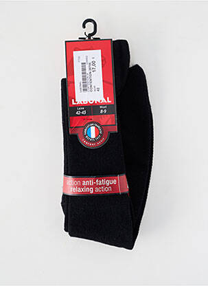 Chaussettes stretch noir LABONAL femme