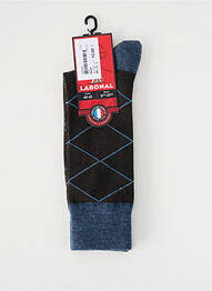 Chaussettes stretch bleu LABONAL homme