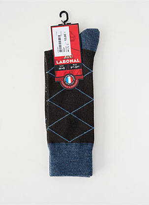 Chaussettes stretch bleu LABONAL homme
