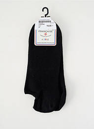 Chaussettes maille fine noir LA CHAUSSETTE FRANÇAISE femme