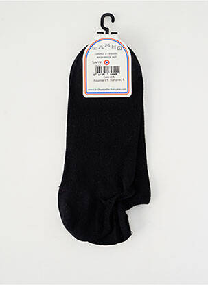 Chaussettes stretch noir LA CHAUSSETTE FRANÇAISE femme