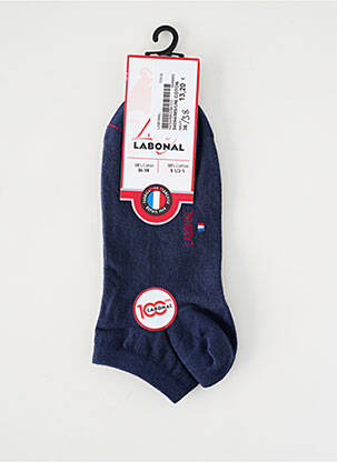 Chaussettes maille fine bleu LABONAL homme