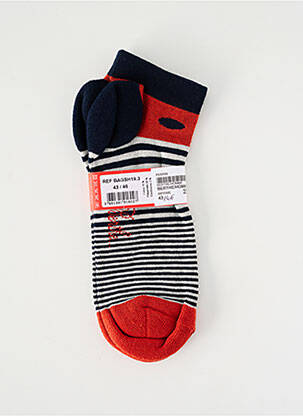 Chaussettes stretch bleu BERTHE AUX GRANDS PIEDS femme