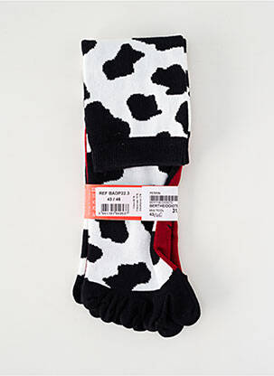 Chaussettes stretch noir BERTHE AUX GRANDS PIEDS femme