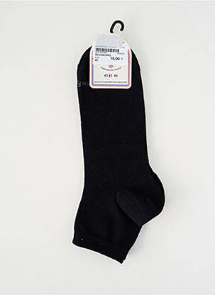 Chaussettes stretch noir LA CHAUSSETTE FRANÇAISE homme