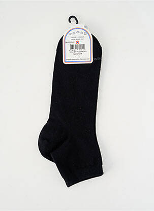 Chaussettes stretch noir LA CHAUSSETTE FRANÇAISE homme