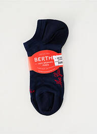 Chaussettes stretch bleu BERTHE AUX GRANDS PIEDS femme