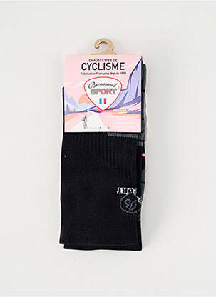 Chaussettes imprimé fantaisie gris BROUSSAUD homme