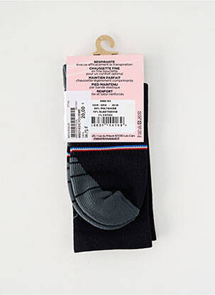 Chaussettes imprimé fantaisie gris BROUSSAUD homme