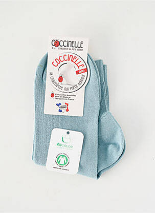 Chaussettes stretch bleu COCCINELLE femme