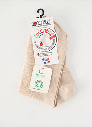 Chaussettes stretch beige COCCINELLE femme