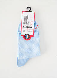 Chaussettes maille fine bleu LABONAL femme