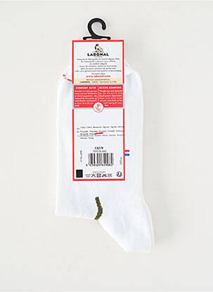 Chaussettes stretch blanc LABONAL femme