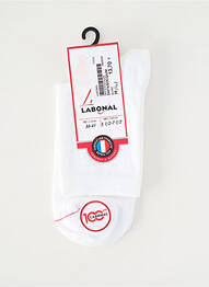 Chaussettes maintien élastique blanc LABONAL femme