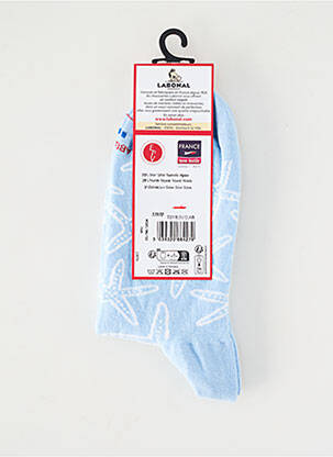 Chaussettes stretch bleu LABONAL femme