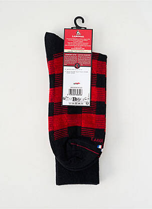 Chaussettes stretch rouge LABONAL homme